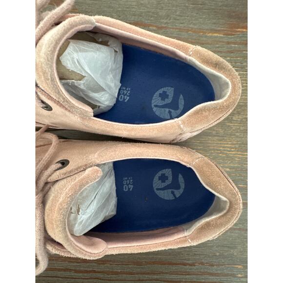 Women's Birkenstock Bend Low Nubuck Leather Sneakers in Pink size 40 Lagenlook - Picture 5 of 7